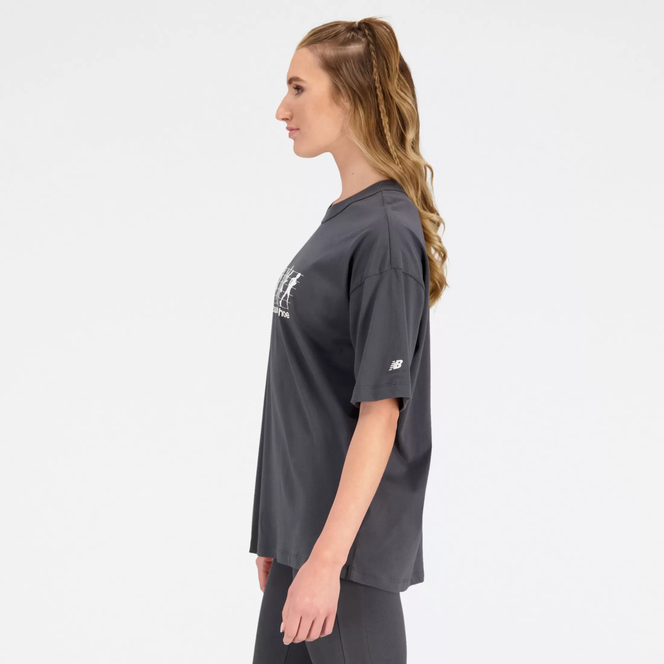 Best Mulheres T-Shirt Athletics Remastered Cotton Jersey Oversized Saldos Outlet vestuário