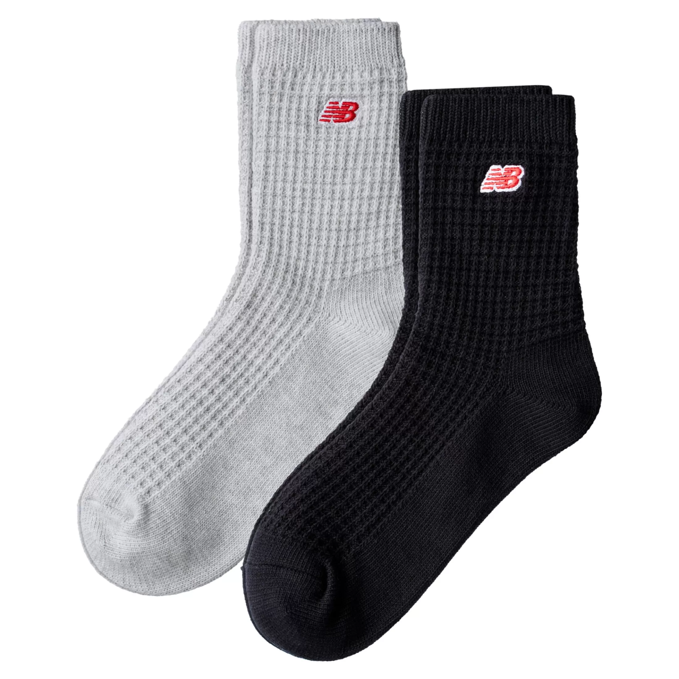 Clearance Unisex Waffle Knit Ankle Socks 2 Pack MULHER/HOMEN Socks | All Accessories